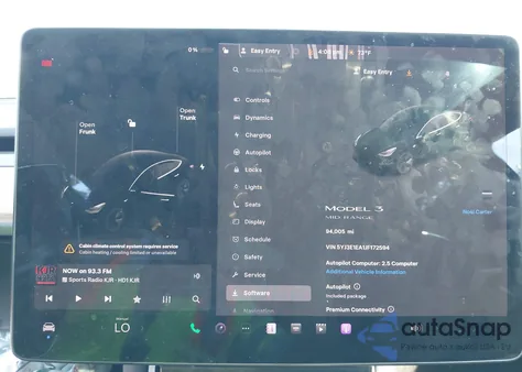 2018 Tesla Model 3 Long Range/Mid Range from USA, damaged, VIN 5YJ3E1EA1JF172594